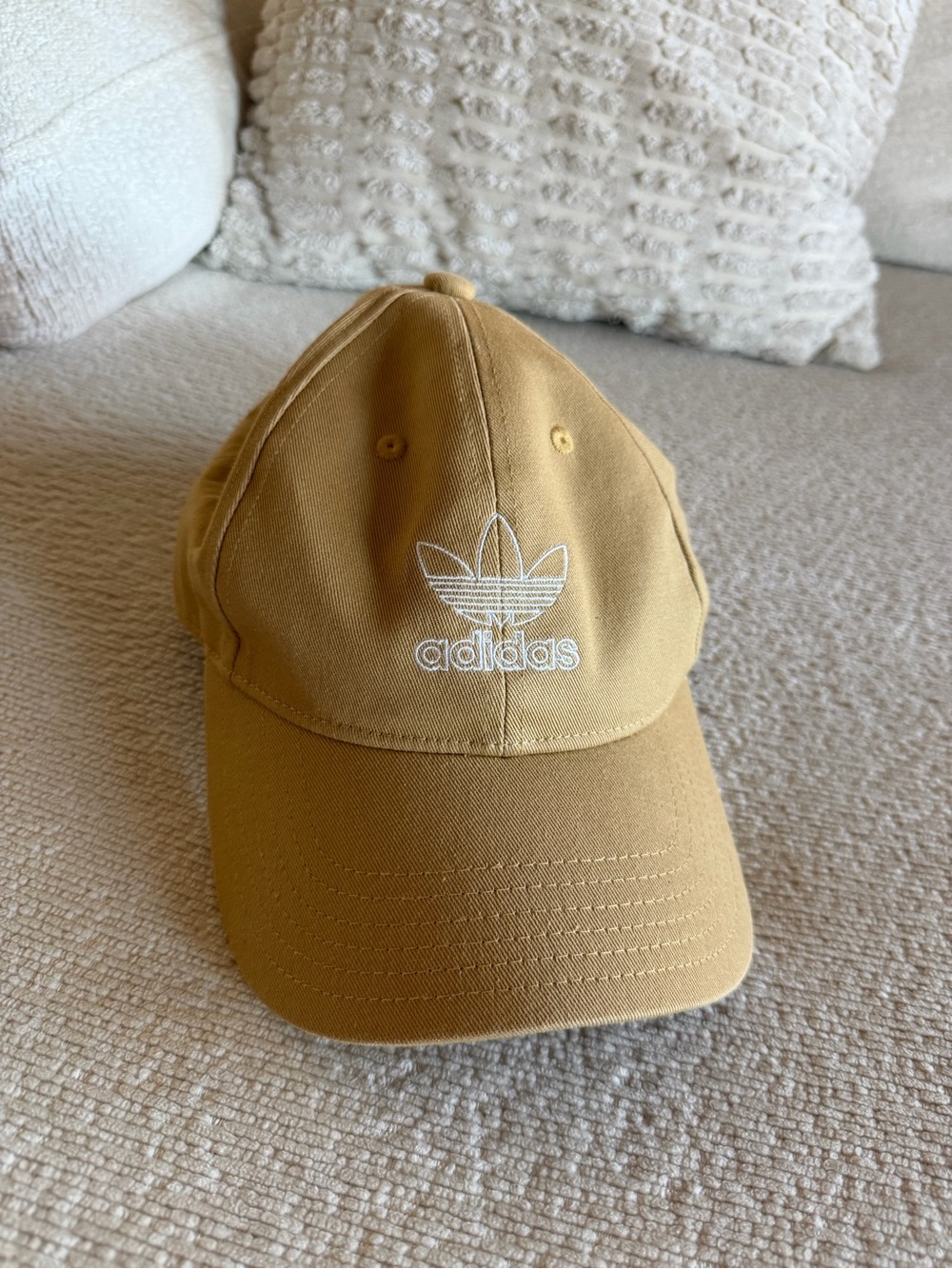 adidas Tan Baseball Cap - Trefoil Logo
